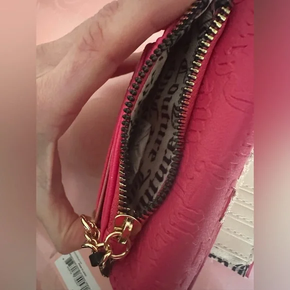 COPY - Juicy Couture Pink Flash Double sided Trifold Wallet - Picture 6 of 6